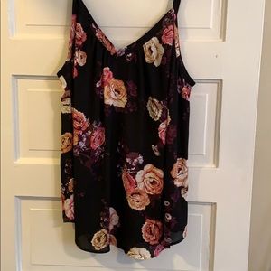 Torrid plus size floral tank